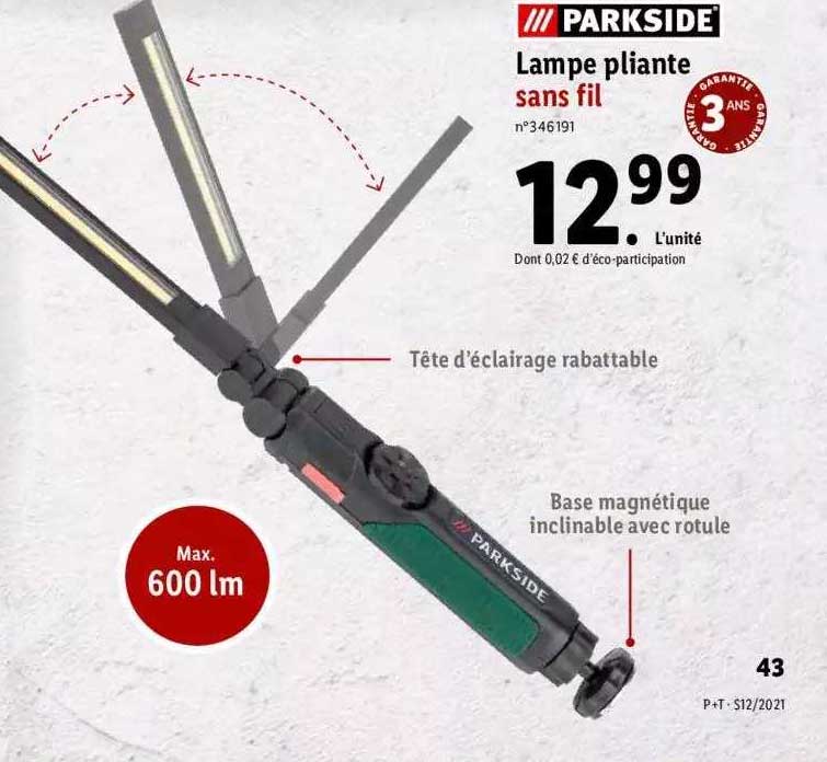 Lampe Pliante Parkside