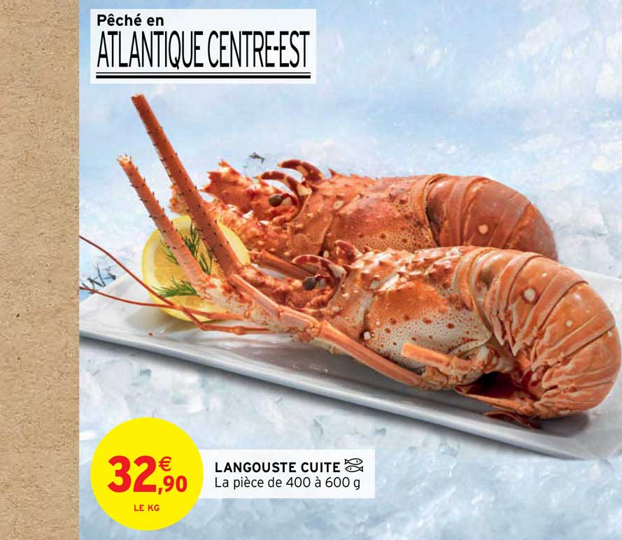 langouste cuite
