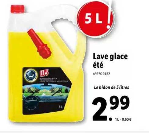 lave glace été w5