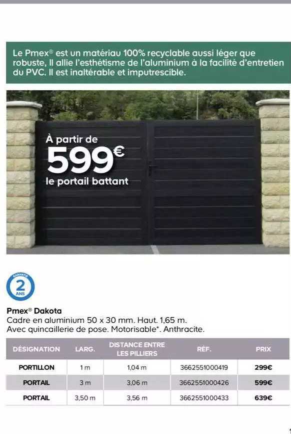 le portail battant pmex dakota