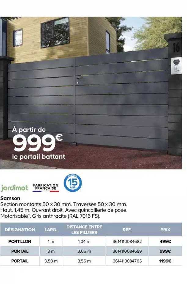 le portail battant samson