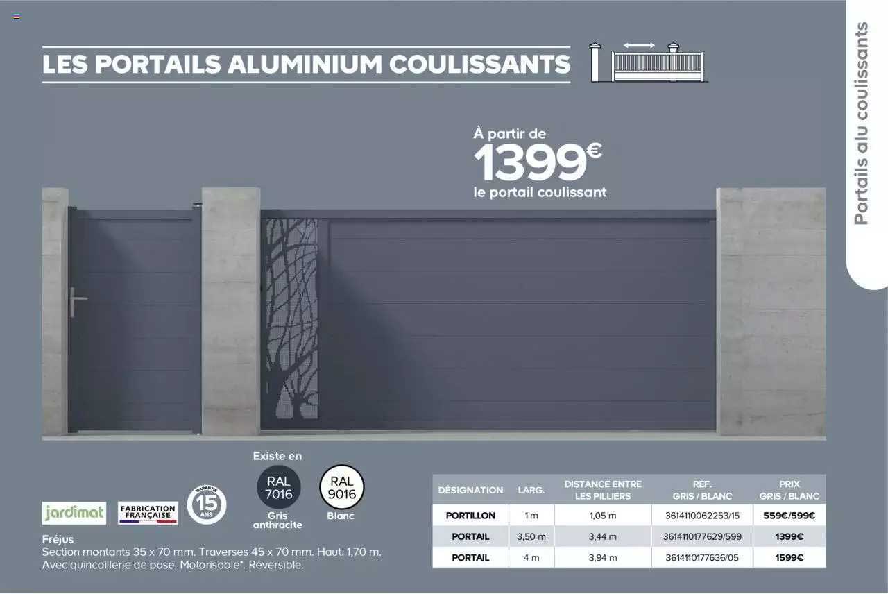 le portail coulissant fréjus jardimat