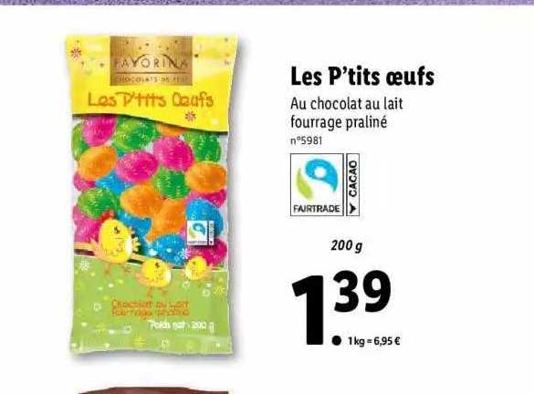 Les P'tits Oeufs Favorina