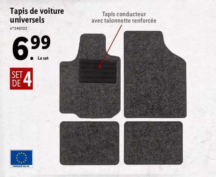 tapis de voiture universels