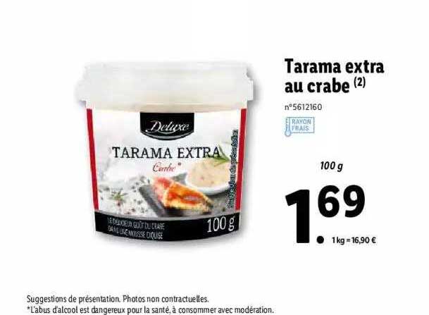 Tarama Extra Au Crabe Deluxe