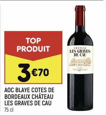 aoc blaye côtes de bordeaux château les graves de cau