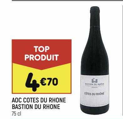 aoc côtes du rhône bastion du rhône