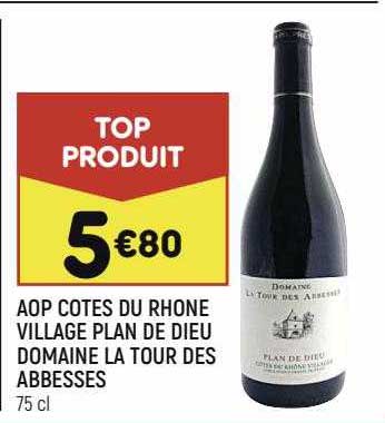 aop côtes du rhône village plan de dieu domaine la tour des abbesses