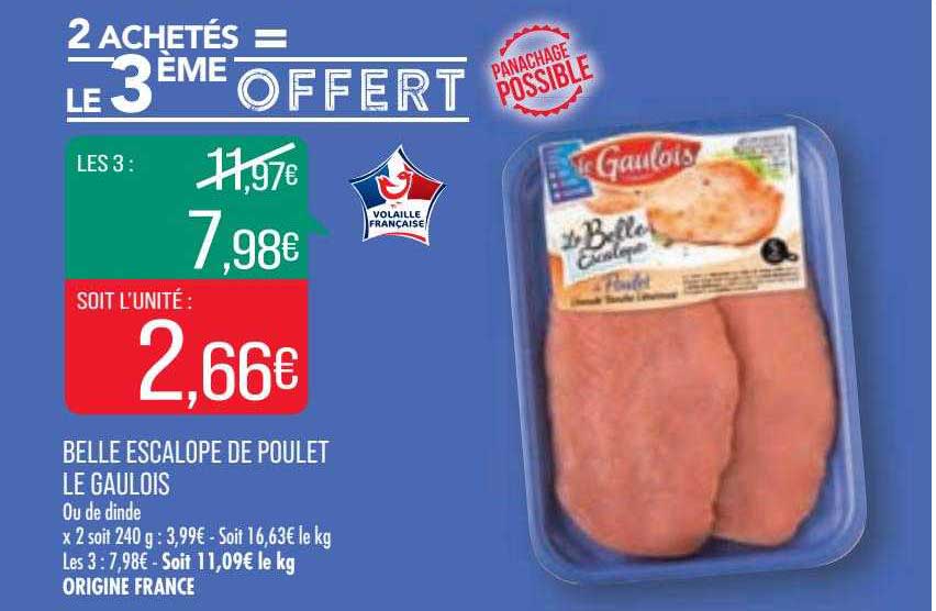 Belle Escalope De Poulet Le Gaulois