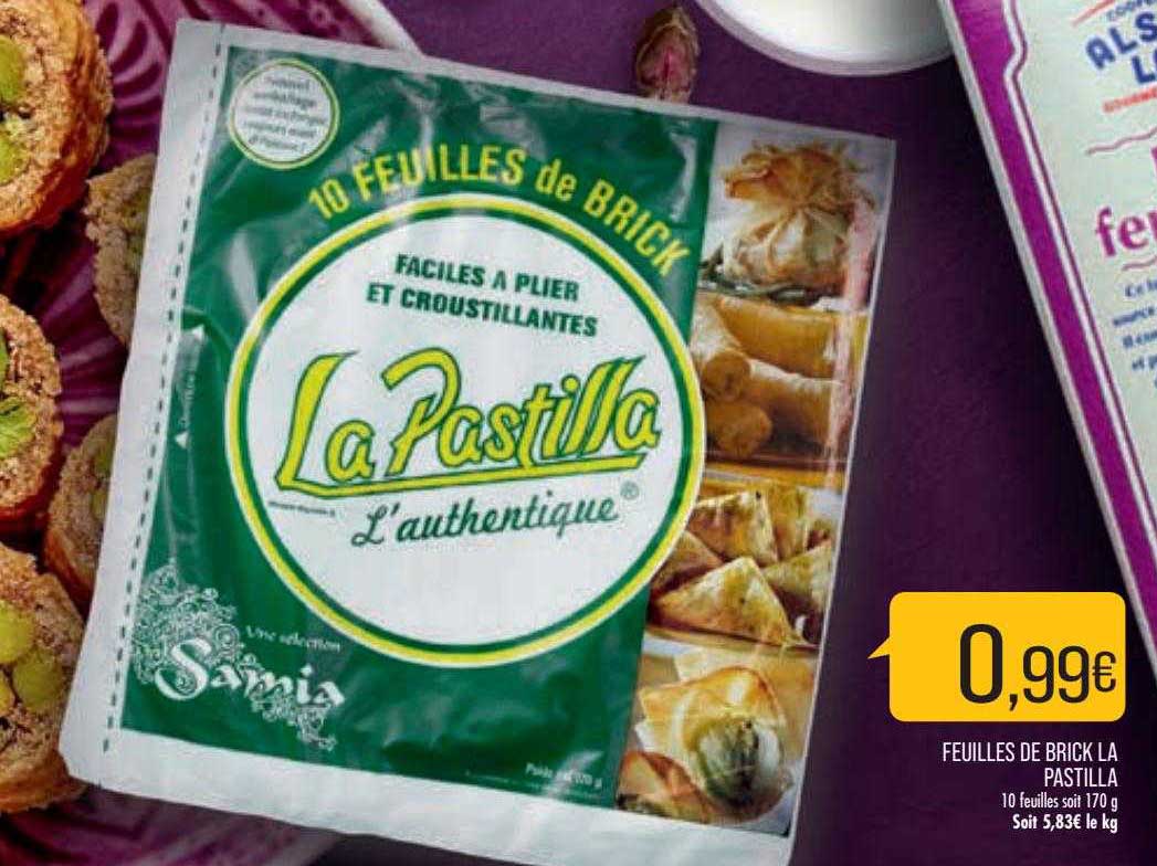 feuilles de brick la pastilla