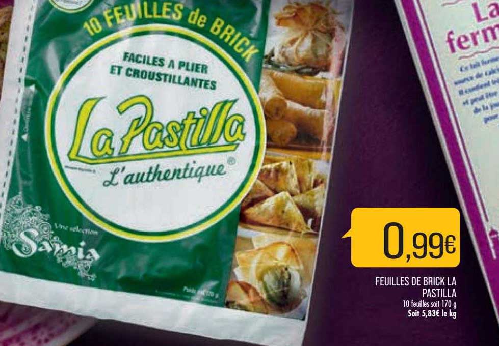 feuilles de brick la pastilla