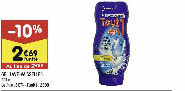 gel lave-vaisselle
