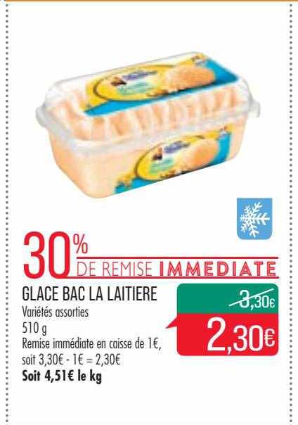 Glace Bac La Laitière
