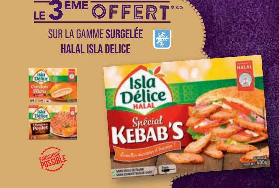 La Gamme Surgelée Halal Isla Délice