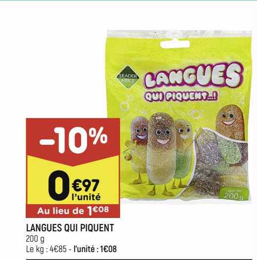 langues qui piquent