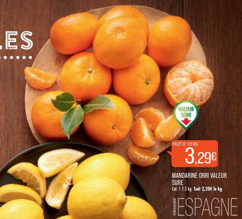 mandarine orri valeur sure