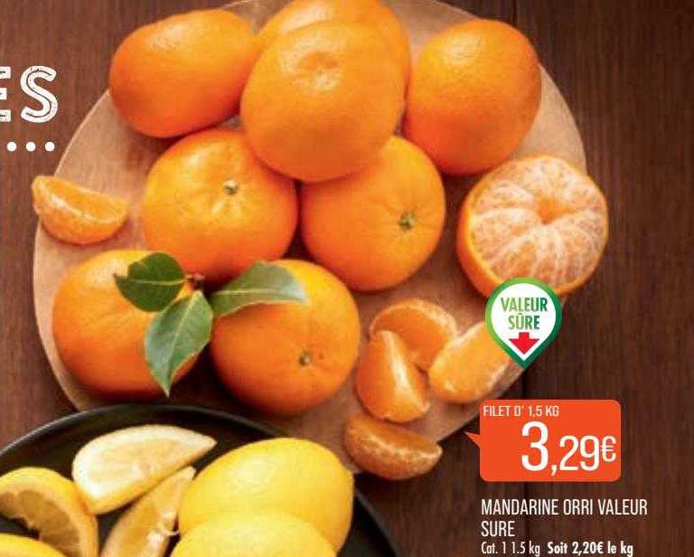 mandarine orri valeur sure