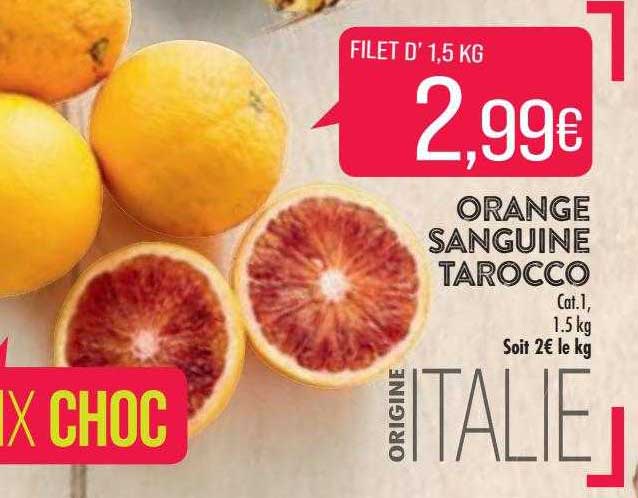 Orange Sanguine Tarocco