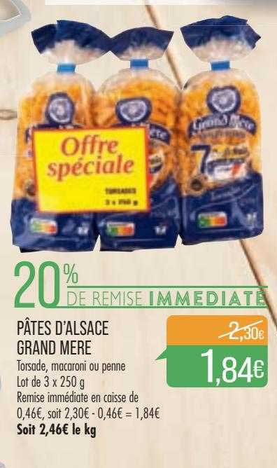 pâtes d'alsace grand mère