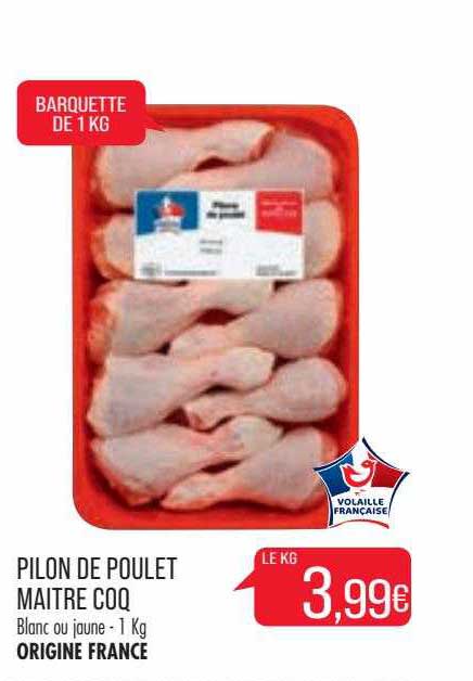 pilon de poulet maître coq