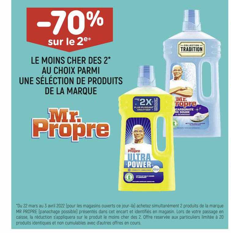produits de la marque mr. propre
