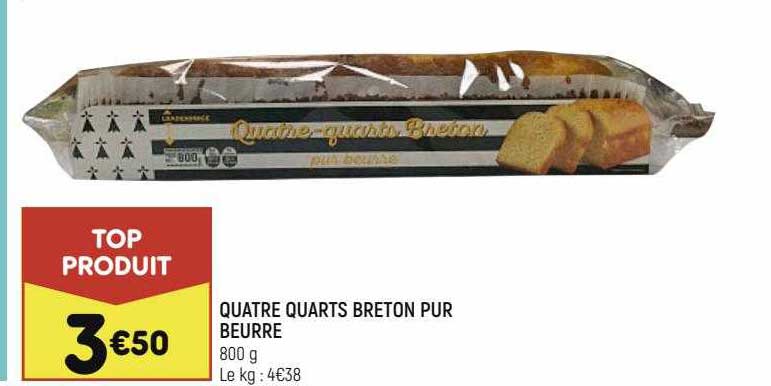 quatre quarts breton pur beurre