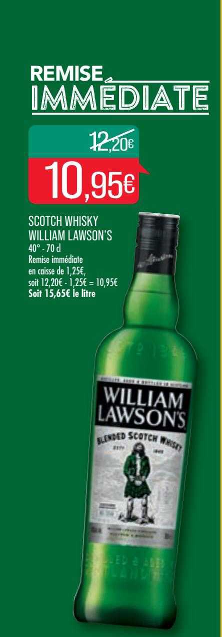 scotch whisky william lawson's
