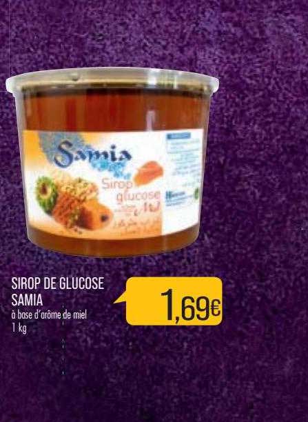 Sirop De Glucose Samia
