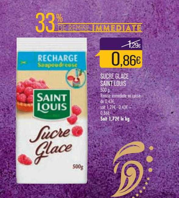 sucre glace saint louis
