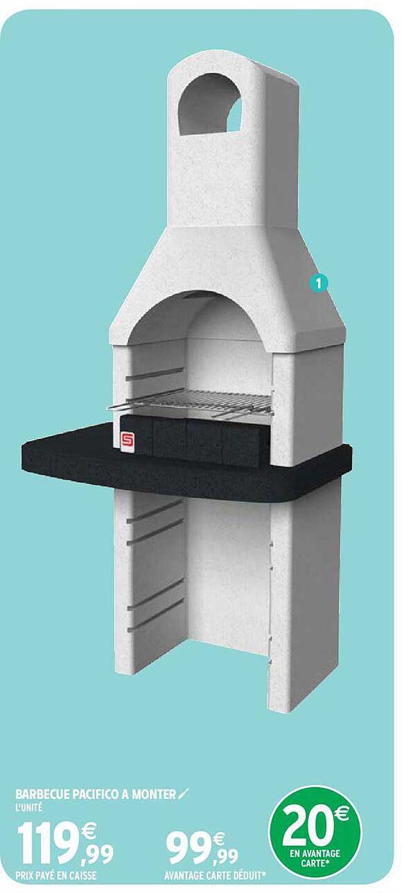 barbecue pacifico à monter