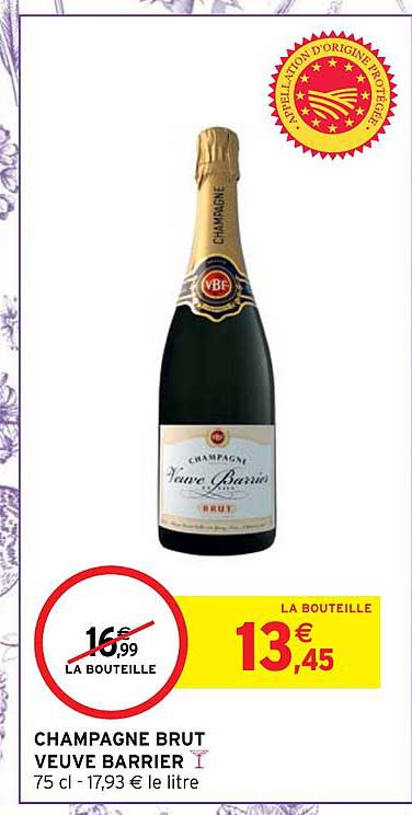 Champagne Brut Veuve Barrier
