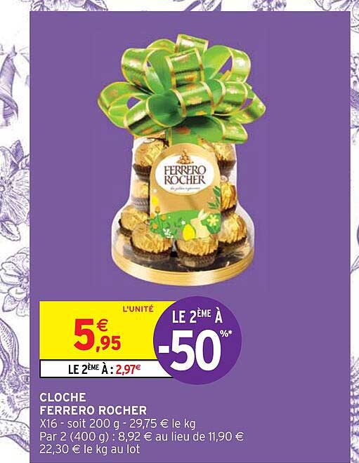 Cloche Ferrero Rocher