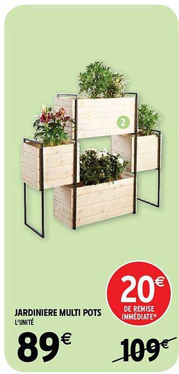 jardinière multi pots