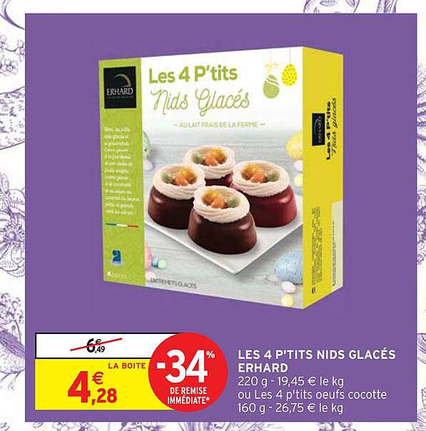 les 4 p'tits nids glacés erhard