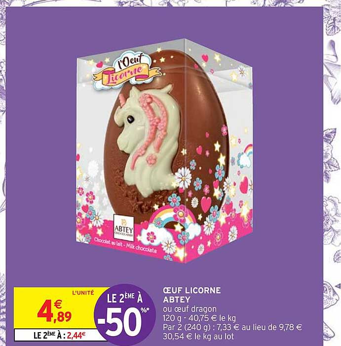 œuf licorne abtey