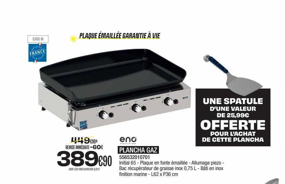 plancha gaz eno
