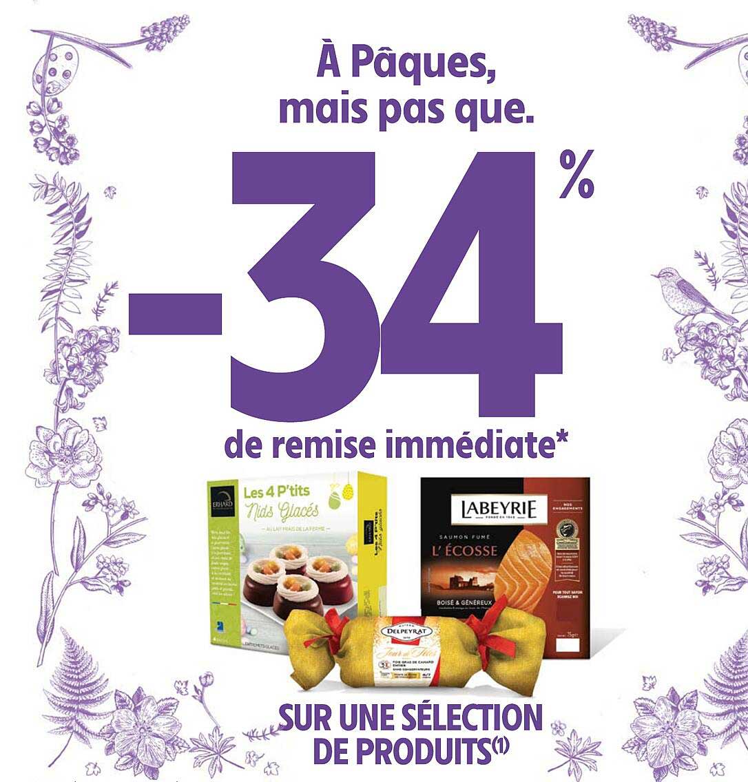 produits les 4 p'tits nids glacés, labeyrie