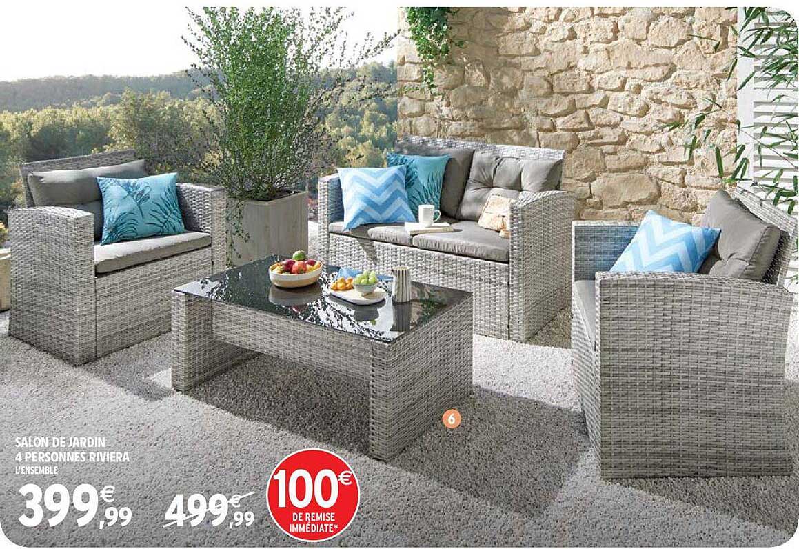 Salon De Jardin 4 Personnes Riviera