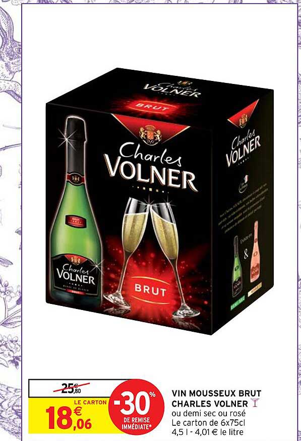vin mousseux brut charles volner