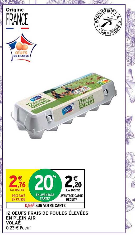 12 œufs Frais De Poules élevées En Plein Air Volaé