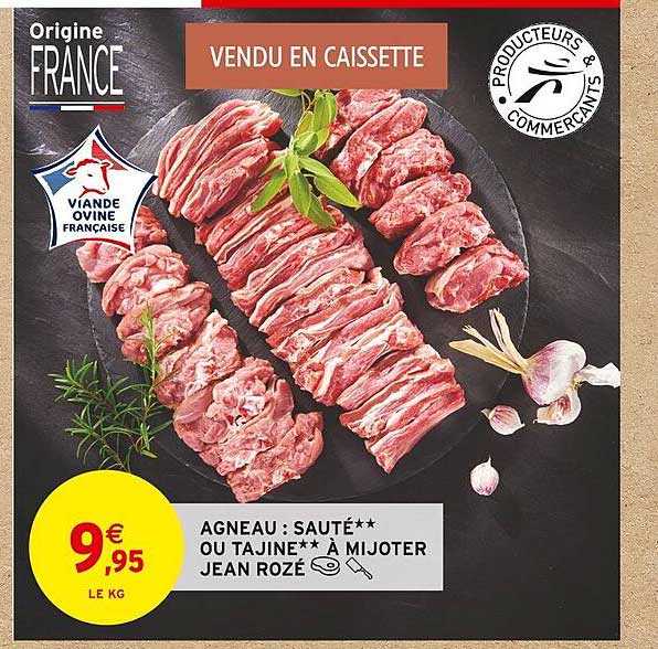 agneau : sauté** ou tajine** à mijoter jean rozé