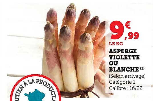 asperge violette ou blanche