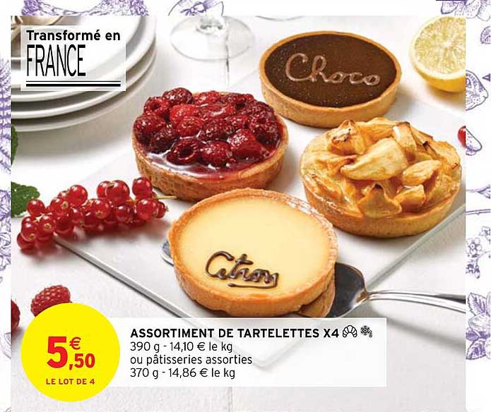 Assortiment De Tartelettes X 4