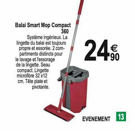 Balai Smart Mop Compact 360