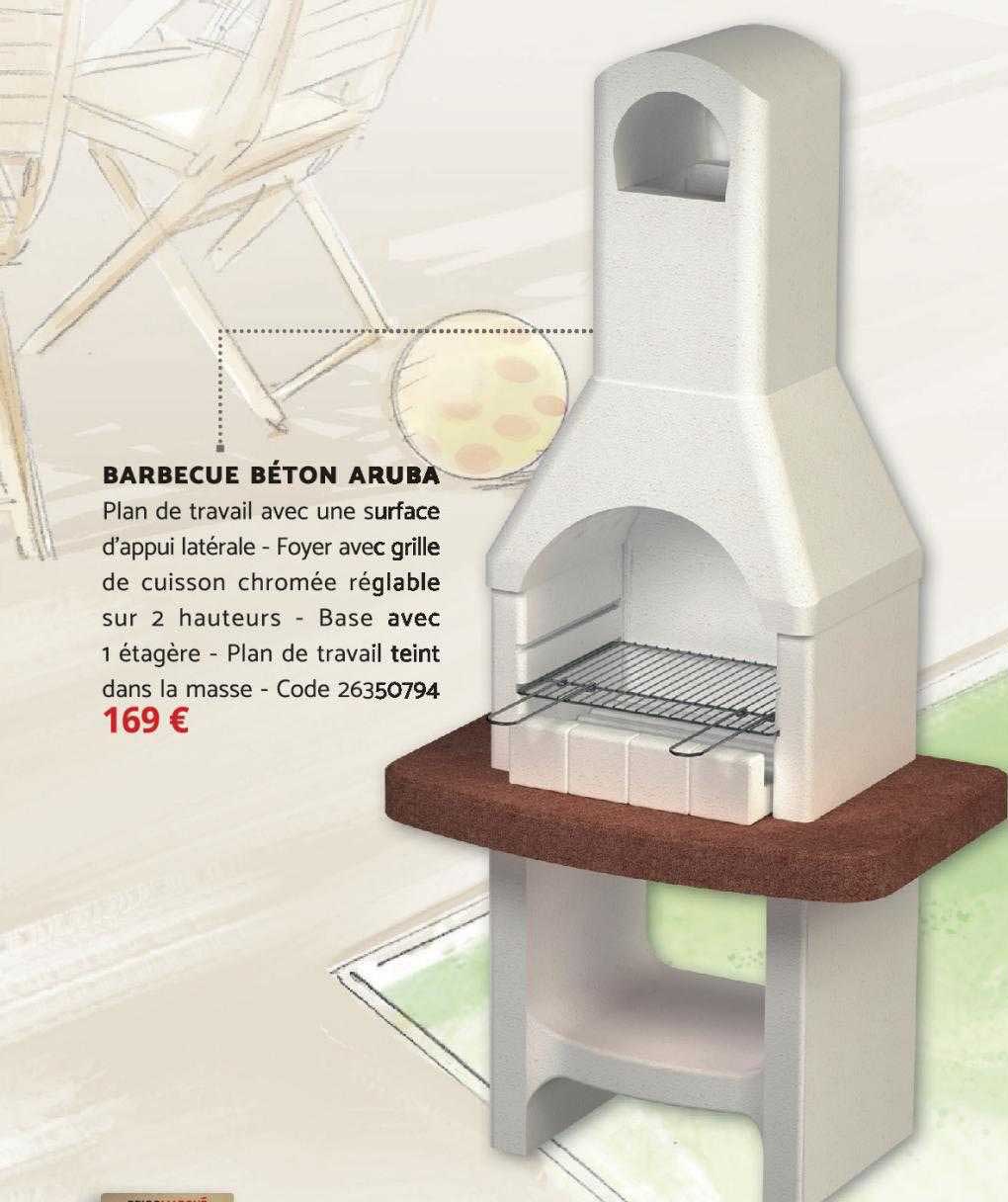 barbecue béton aruba