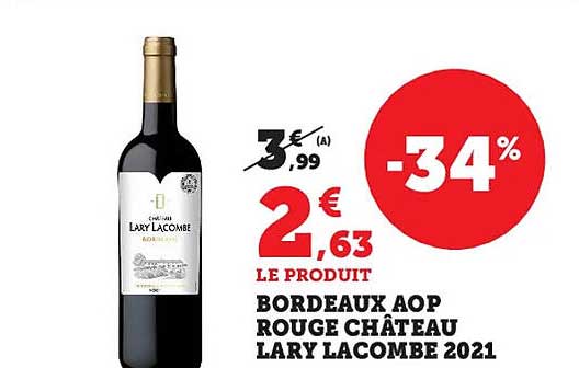 bordeaux aop rouge château lary lacombe 2021