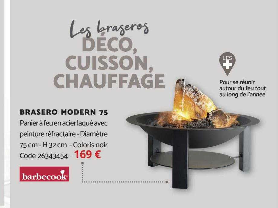 brasero modern 75 barbecook