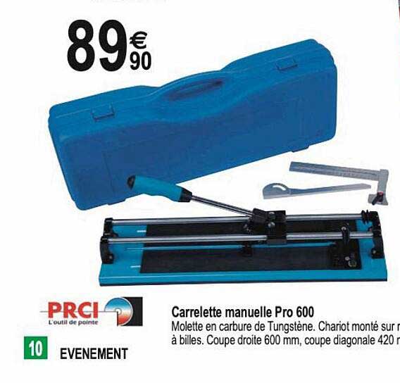 carrelette manuelle pro 600 prci