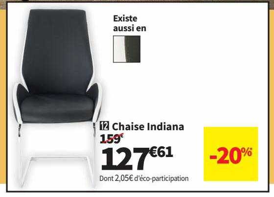 chaise indiana
