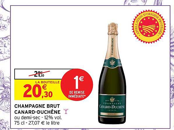champagne brut canard-duchêne